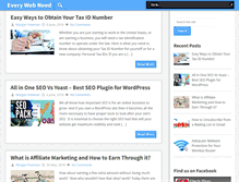 Tablet Screenshot of everywebneed.com